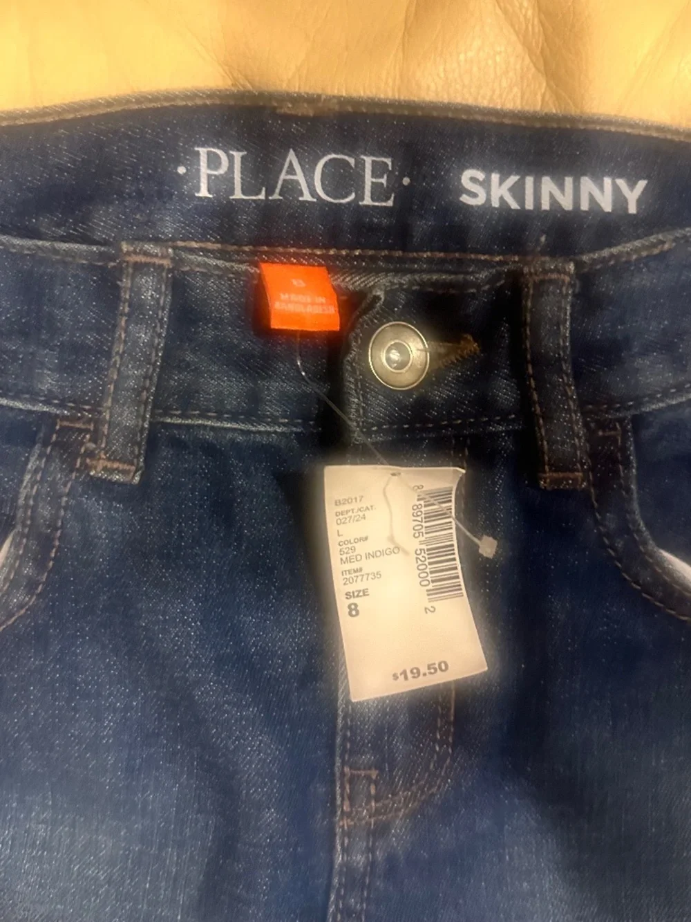 Girl’s denim jeans size 8